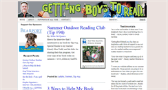 Desktop Screenshot of gettingboystoread.com